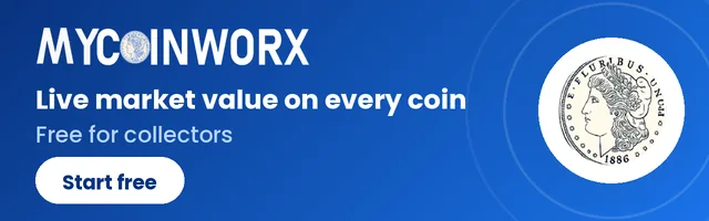 MyCoinWorX — modern coin portfolio software, free for collectors